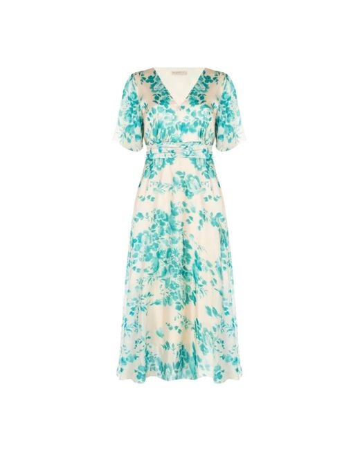 Rinascimento Blue Midi Dresses
