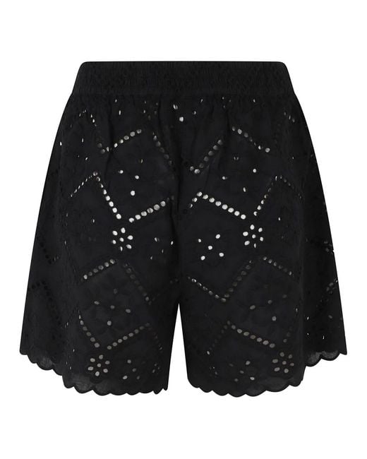 Mc2 Saint Barth Black Short Shorts