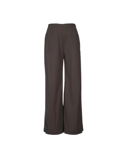 Harris Wharf London Brown Wide Trousers