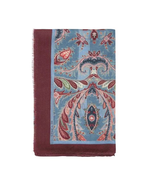 Winter Scarves di Etro in Blue