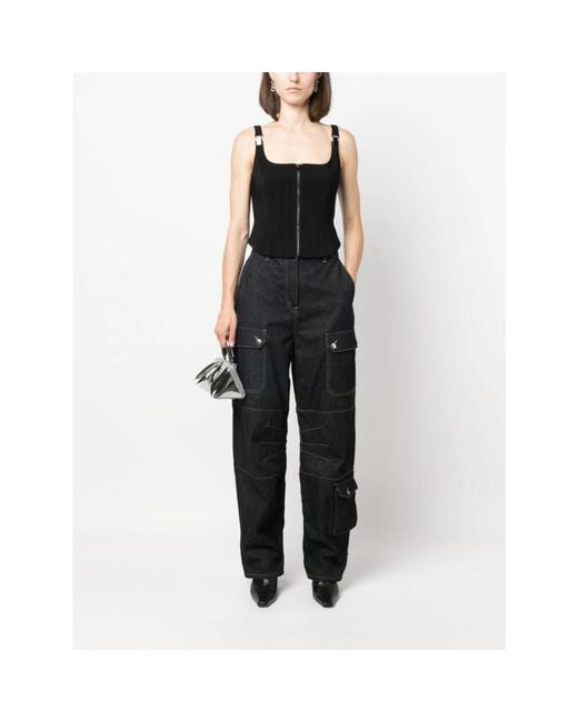 Tom Ford Black Sleeveless Tops