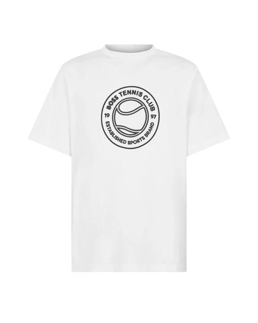 Boss White T-Shirts for men