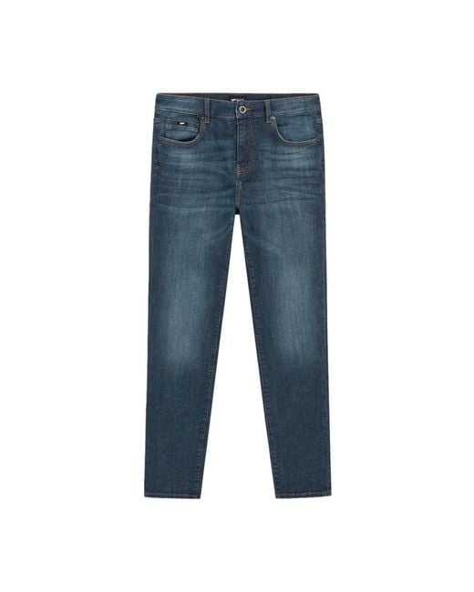Gas Blue Slim Fit Jeans for men