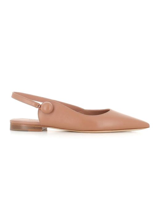 Malone Souliers Pink Ballerina Shoes