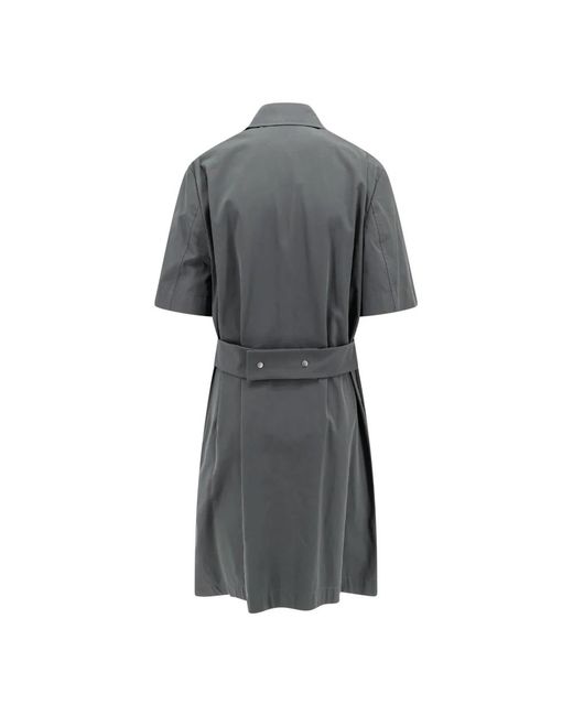 Burberry Gray Shirt Dresses