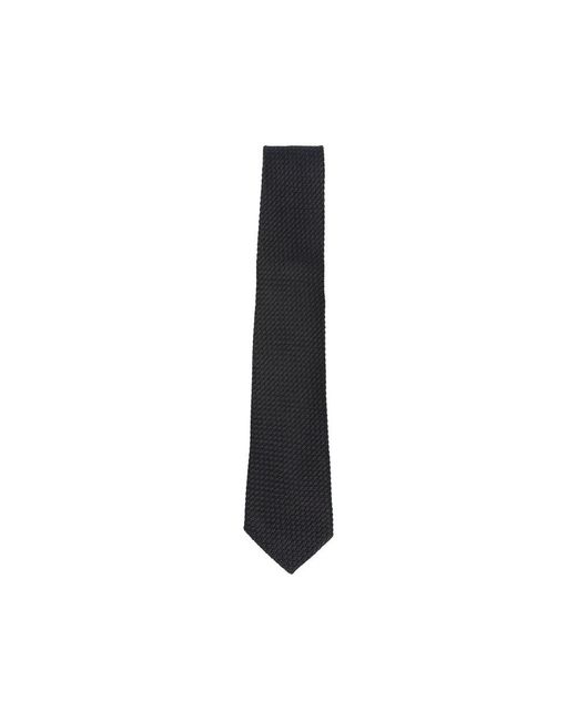 Ties di Tagliatore in Black da Uomo