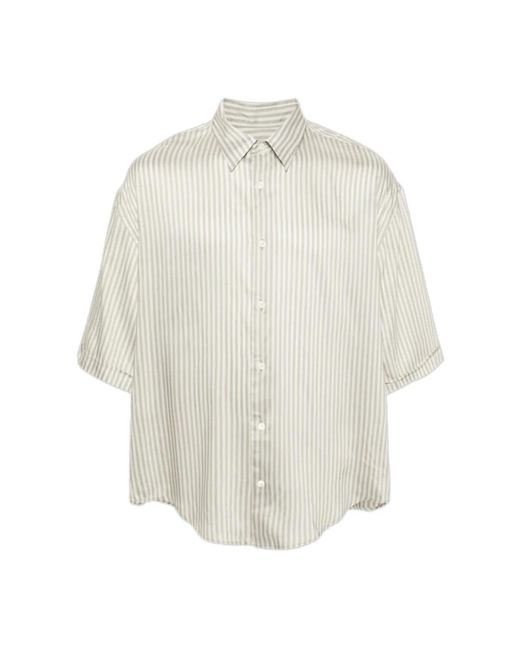Short Sleeve Shirts di AMI in White da Uomo