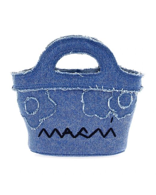 Marni Blue Tropicalia Micro Handbag