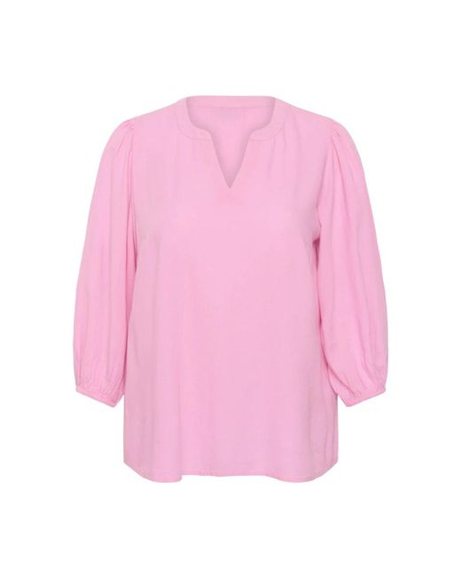 Kaffe Overhemden ,Roze ,Blouses in het Pink