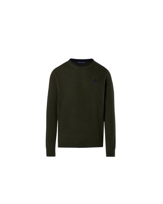 North Sails Green Round-Neck Knitwear for men