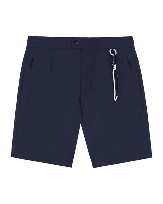 People Of Shibuya Blue Casual Shorts for men