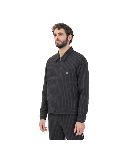 Dickies Schwarze denim painter service jacke in Blue für Herren