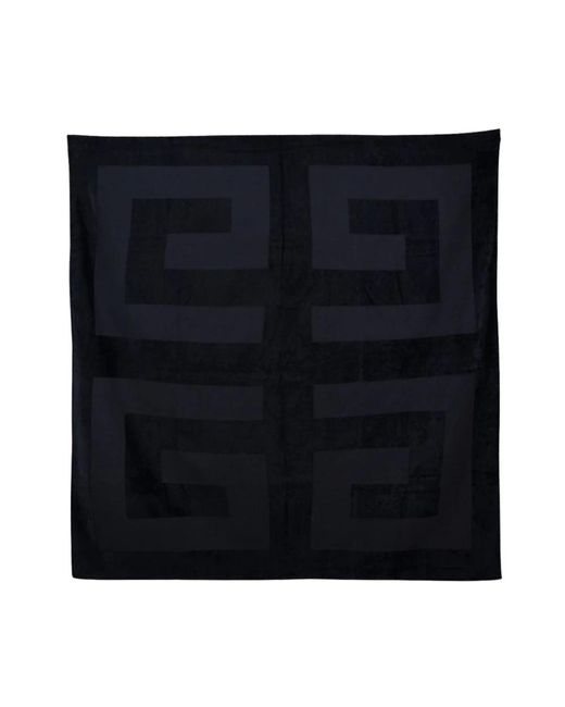 Givenchy Black Quadratisches 4g-print badetuch