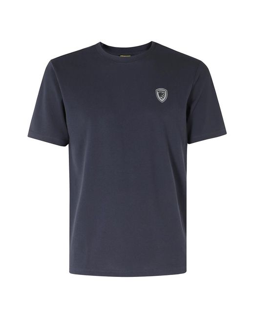 Blauer T-Shirt Jan in het Blue voor heren