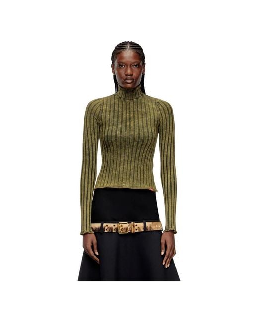 Turtlenecks di DIESEL in Green