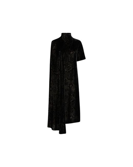 Roberto Cavalli Black Midi Dresses
