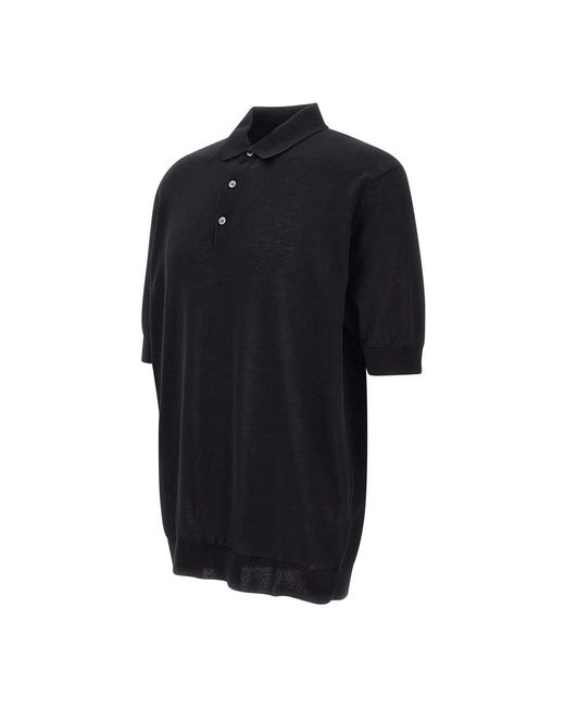 FILIPPO DE LAURENTIIS Polo shirts in Black für Herren