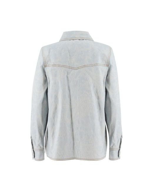 Etro Blue Denim Jackets