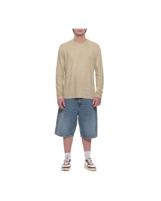 AMISH Blue Denim Shorts for men