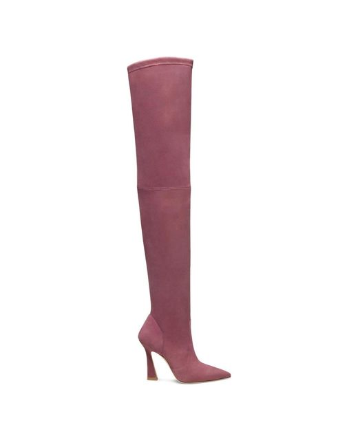 Stuart Weitzman Purple Over-Knee Boots