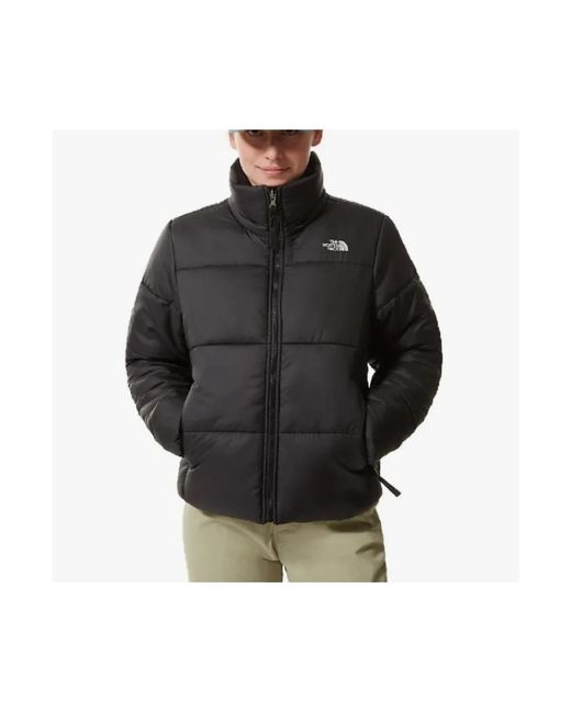 The North Face Fitness ,Zwart ,Retro-Moderne Geometrische Jas in het Black