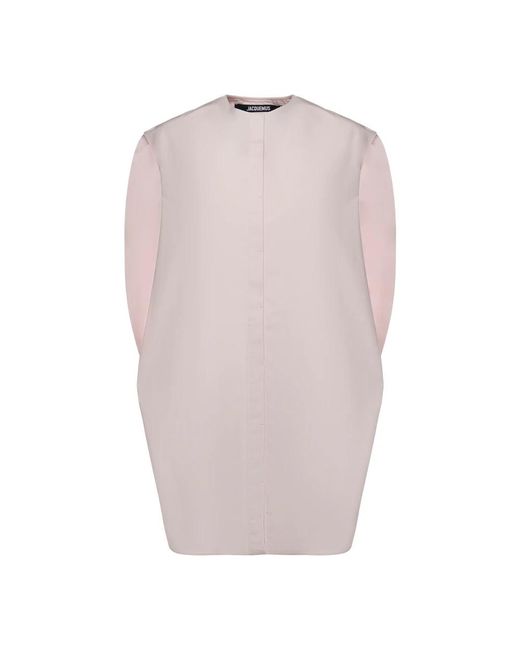 Jacquemus Pink Short Dresses