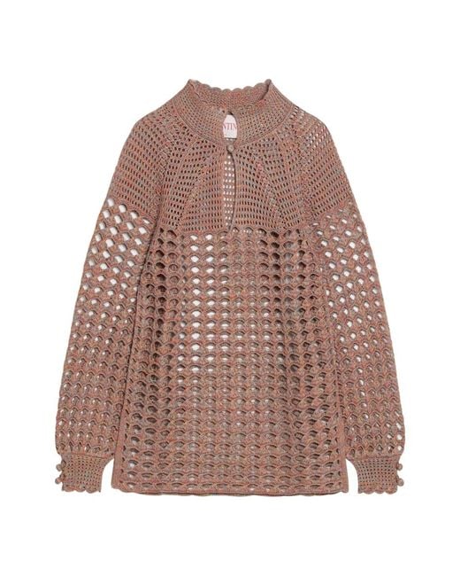 Valentino Brown Turtlenecks for men