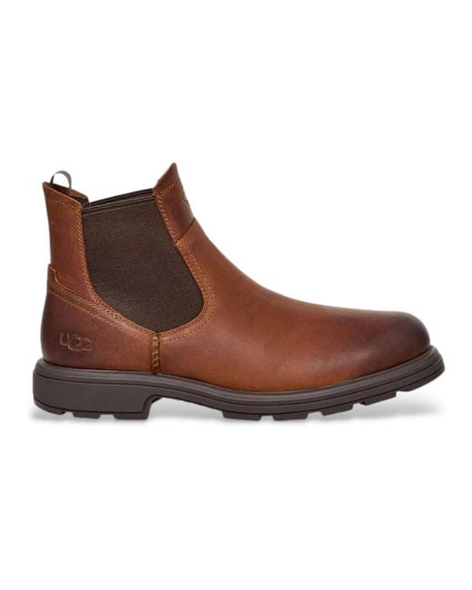 Scarpe in pelle impermeabile marrone di Ugg in Brown da Uomo