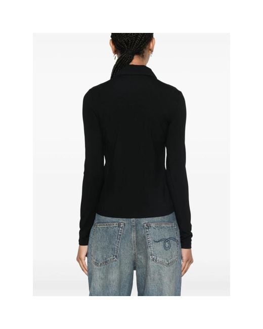 Pinko Black Polo Shirts