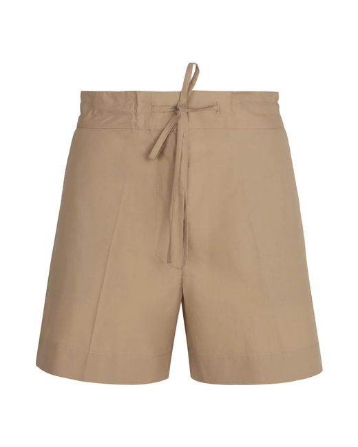 P.A.R.O.S.H. P.A.R.O..H. ,Korte Broeken ,Sabbia Shorts in het Natural