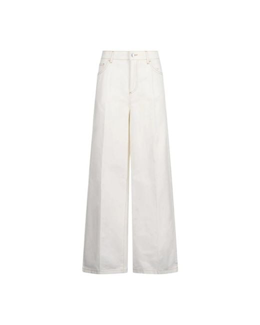 Liu Jo Wide Trousers in het White