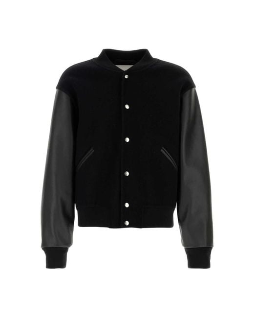 Jil Sander Black Bomber Jackets for men