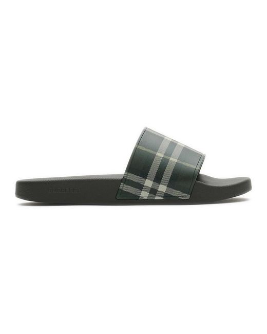 Burberry Green Sliders for men