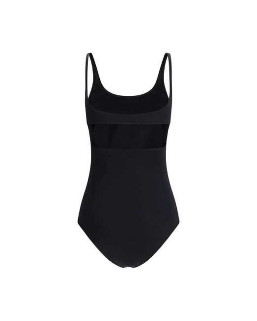 Courreges Badmode ,Zwart ,Badpak Uit Één Stuk in het Black