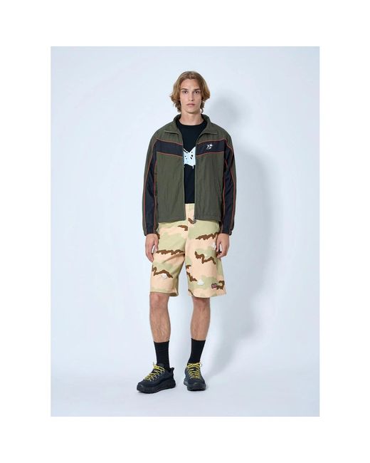 BoTT Korte Broeken ,Katoen Camo Sweat Shorts in het Natural voor heren