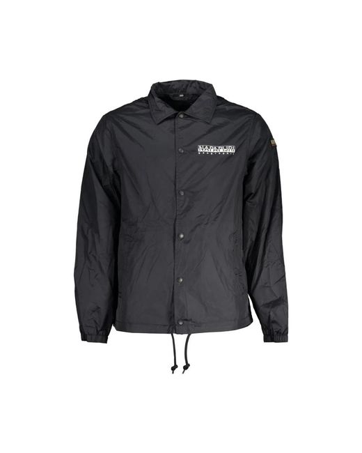 Napapijri Black Light Jackets for men