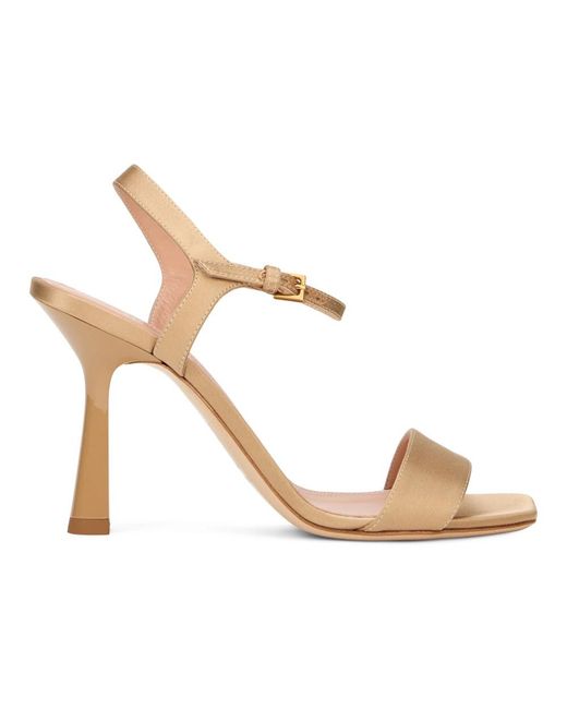 Alberta Ferretti Metallic High Heel Sandals