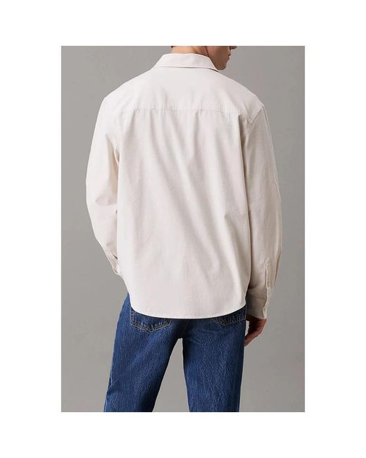 Calvin Klein Natural Casual Shirts for men