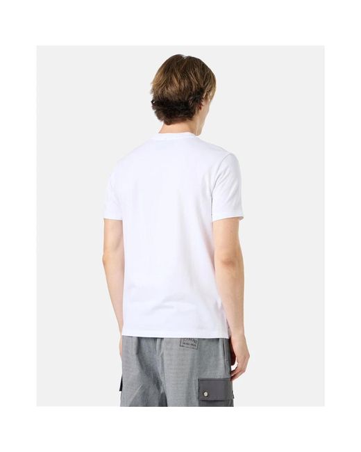 Iceberg Tops ,Wit ,Slim-Fit Wit T-Shirt in het White voor heren