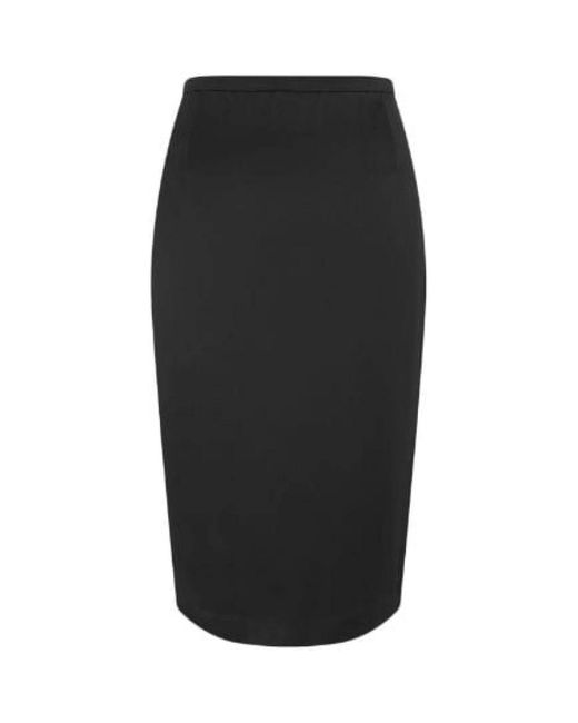 Saint Laurent Black Pencil Skirts