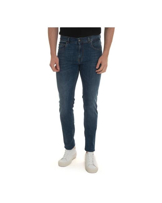 Fay Blue Slim-Fit Jeans for men