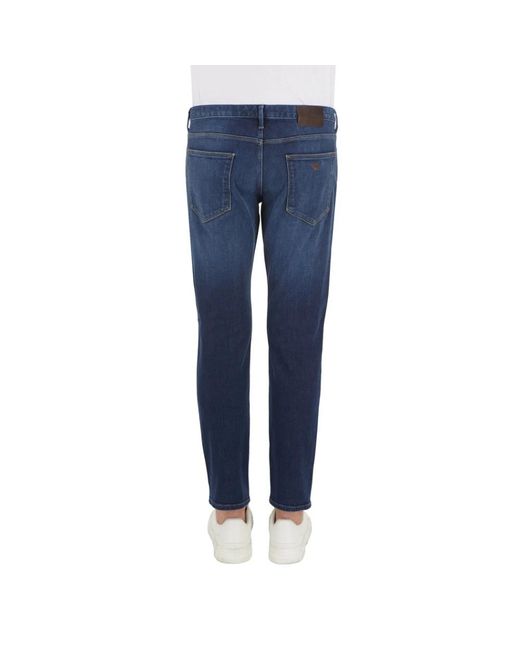 Emporio Armani Slim-Fit Jeans in het Blue voor heren