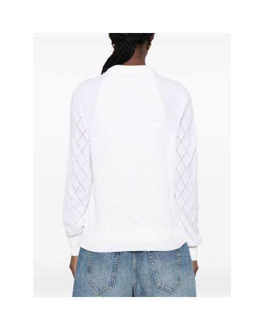 Balmain White Cardigans