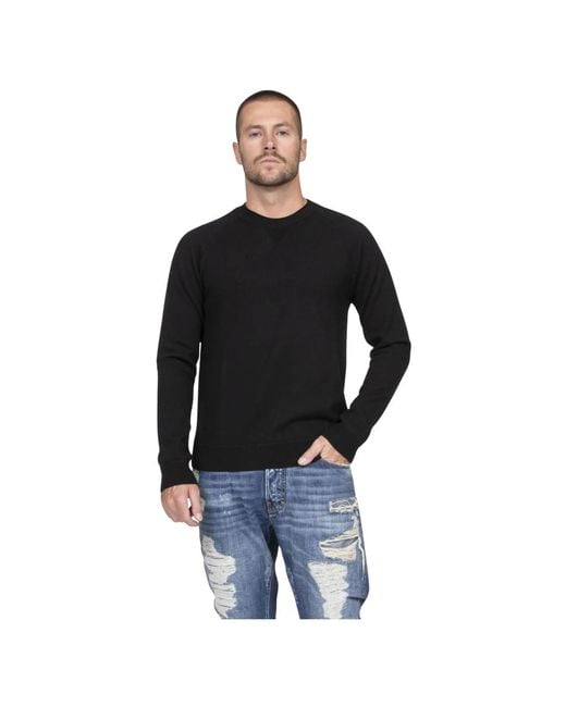 Round-Neck Knitwear DSquared² de hombre de color Black