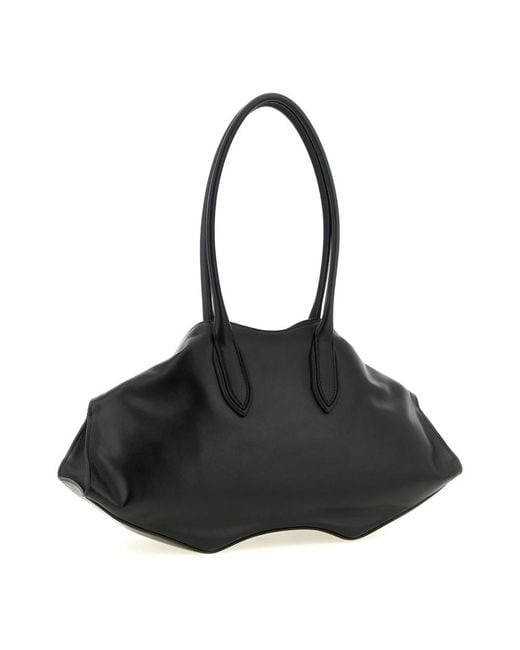 McQueen Black Shoulder Bags