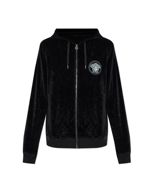 Versace Hoodies & Sweatvesten ,Zwart ,Sweatshirts & Hoodies in het Black voor heren