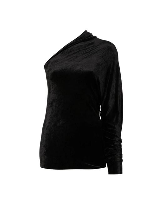 Rick Owens Black Blouses