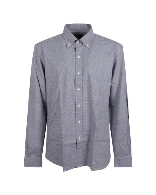 Fay Blue Casual Shirts for men