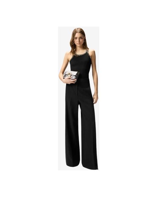 Pinko Black Sleeveless Tops
