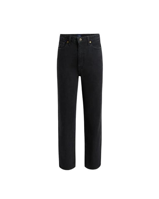 Khaite Hoge Zwarte Jeans Met Klassiek Ontwerp in het Black